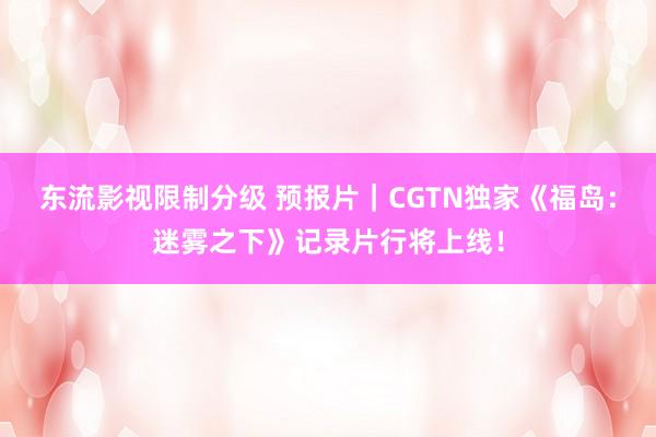 东流影视限制分级 预报片｜CGTN独家《福岛：迷雾之下》记录片行将上线！